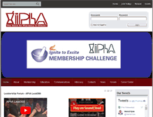 Tablet Screenshot of ipha.org